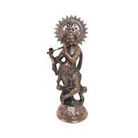 Manufacturers Exporters and Wholesale Suppliers of Brass Krishna Statue Moradabad Uttar Pradesh